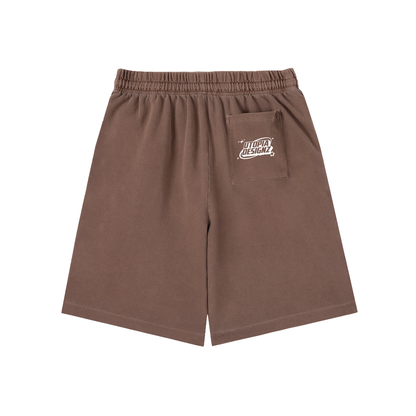 Vintage Wash Cotton Shorts