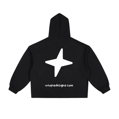 Essential Heavyweight Oversized Drawstring Hem Hoodie