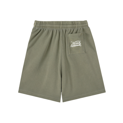 Vintage Wash Cotton Shorts