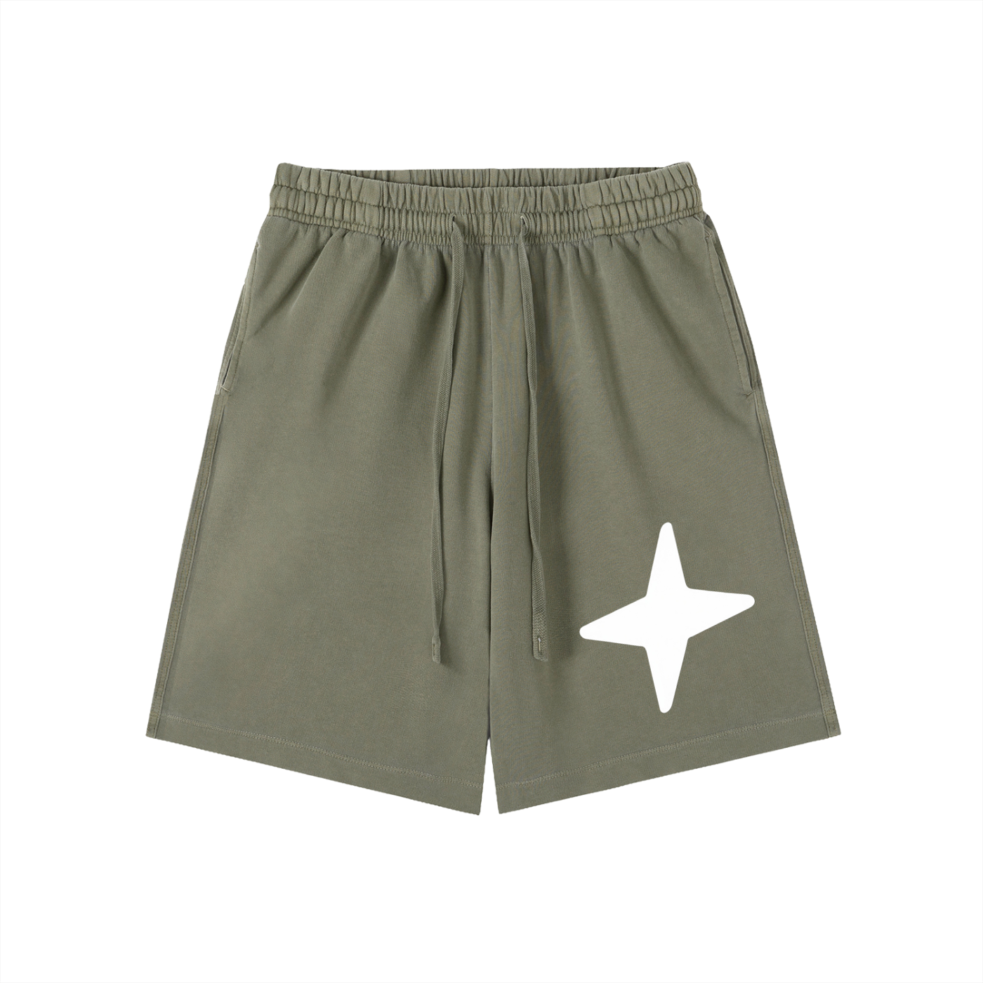 Vintage Wash Cotton Shorts