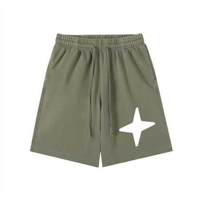 Vintage Wash Cotton Shorts